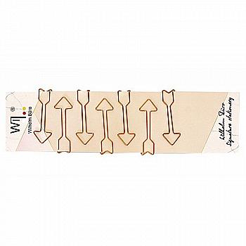 Набір скріпок стрілок, рожеве золото, 7 шт, WB212