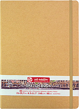 Блокнот для графіки Talens Art Creation 140 г/м, 21*29,7см, 80 арк, Kraft, Royal Talens Блокнот для графіки Talens Art Creation 140 г/м, 21*29,7см, 80 арк, Kraft, Royal Talens