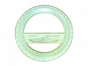 Транспортир 360* з ручкою, Т-360Г