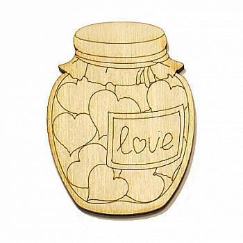 Заготівка дерев`яна Банка, в асортименті, 117 Заготівка дерев`яна Банка, в асортименті, 117