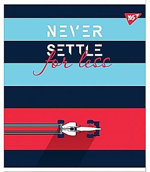 Тетрадь 18 лин. YES "Never settle", 764272 Тетрадь 18 лин. YES "Never settle", 764272