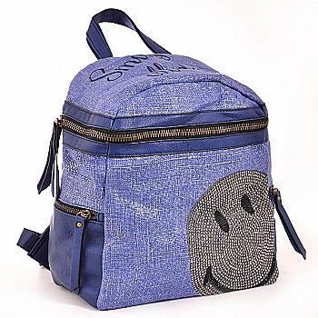 Сумка-рюкзак YES, синя, 554409