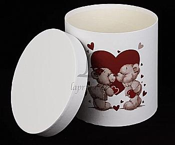 Подарункова коробка кругла велика, W7683 Подарункова коробка кругла велика, W7683