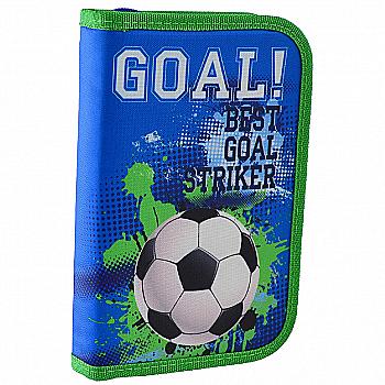 Пенал твердий одинарний без клап. HP-02 "Goal", 20,5*13*3,2, 532063 Пенал твердий одинарний без клап. HP-02 "Goal", 20,5*13*3,2, 532063