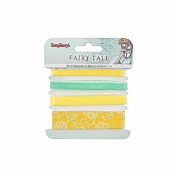 Набір декоративних стрічок Казка про фей, 4шт по 1м