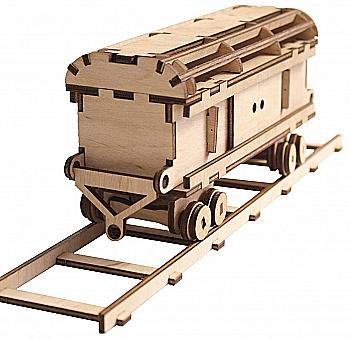Набор-Конструктор "Вагон" (19*8*5 см) фанера, 012-F