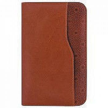 Бизнес-организатор на молнии 133*216 мм на кольцах, коричневый O27131