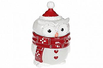 Банка керамічна "Мудра Сова" 1100 мл, 834-301 Банка керамічна "Мудра Сова" 1100 мл, 834-301