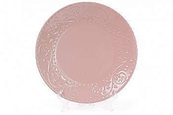 Тарілка керамічна обідня рожева 27,5 см, 931-193