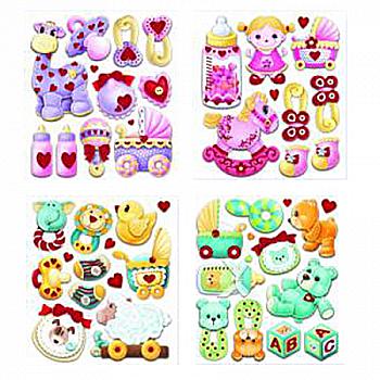 Наліпки-прикраси Малюки в ас. 123 * 170 мм S-308 Наліпки-прикраси Малюки в ас. 123 * 170 мм S-308