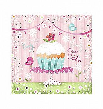 Декупажные салфетки "Lovely Cup Cake", 33*33 см, ti-flair Декупажные салфетки "Lovely Cup Cake", 33*33 см, ti-flair
