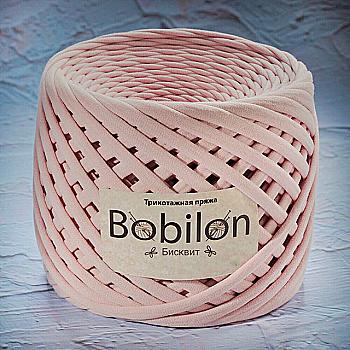 Пряжа трикотажна Bobilon Mini (5-7 мм), бісквіт Пряжа трикотажна Bobilon Mini (5-7 мм), бісквіт