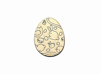 Заготівка дерев`яна "Пасхальне яйце №11", P024 Заготівка дерев`яна "Пасхальне яйце №11", P024