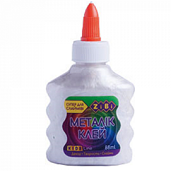 Клей металік срібний на PVA-основі, 88 мл, ZB.6117-24 Клей металік срібний на PVA-основі, 88 мл, ZB.6117-24