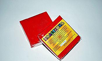 Пластика "Пластишка", красный алый 0,075 кг, 0108 Пластика "Пластишка", красный алый 0,075 кг, 0108