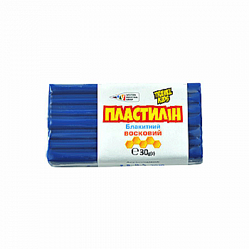 Пластилін восковий блакитний, 30 гр 333110 Гамма-Н Пластилін восковий блакитний, 30 гр 333110 Гамма-Н