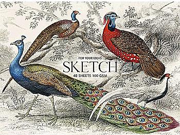 Блок на склейці "Sketch" А5+, 40 арк. "MUSE" (8138) Блок на склейці "Sketch" А5+, 40 арк. "MUSE" (8138)