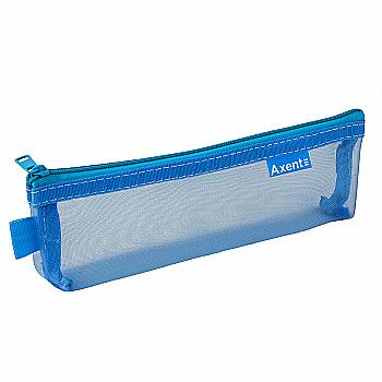 Пенал на блискавці 190*55, блакитний, 1494-07-A Axent