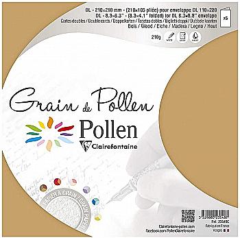 Заготовка д/открыток сложенная зернистая Pollen 105*210 мм/210 г, Wood/Дерево, 23548C Заготовка д/открыток сложенная зернистая Pollen 105*210 мм/210 г, Wood/Дерево, 23548C
