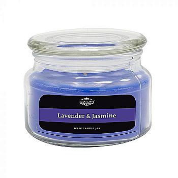 Аромасвічка у скляній банці Scentchips Лаванда та Жасмін 610 г/95 год. горіння, 255314
