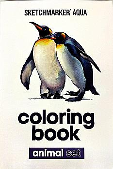 Розмальовка акварельна SKETCHMARKER А5 10 арк. "Animals", SMCB-ANIM Розмальовка акварельна SKETCHMARKER А5 10 арк. "Animals", SMCB-ANIM