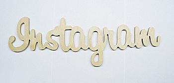 Заготовка Слово "Instagram", 0393