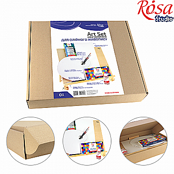 Набір матеріалів для олійного живопису, Rosa Studio Набір матеріалів для олійного живопису, Rosa Studio