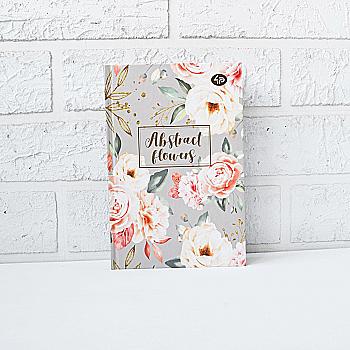 Блокнот А5 "Abstract flowers" grey, 902460 TM Profiplan Блокнот А5 "Abstract flowers" grey, 902460 TM Profiplan
