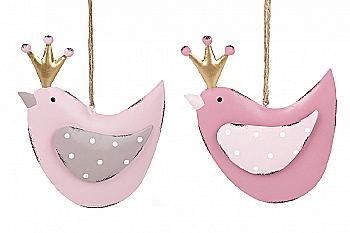 Декор підвісний "Пташка-принцеса" 13 см, 738-223 Декор підвісний "Пташка-принцеса" 13 см, 738-223