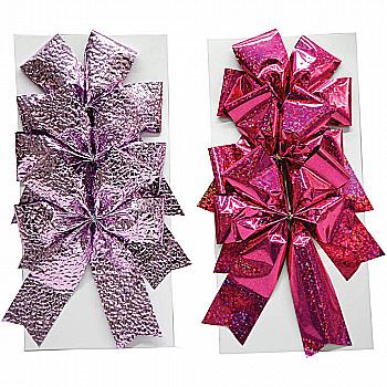 Бантики, 12 см., 3 шт/уп, рожеві, бузкові, 971826 Бантики, 12 см., 3 шт/уп, рожеві, бузкові, 971826