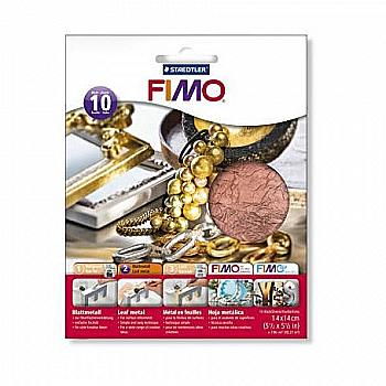 Фольга металева, бронза, 10 арк., 14*14 см, Fimo Фольга металева, бронза, 10 арк., 14*14 см, Fimo