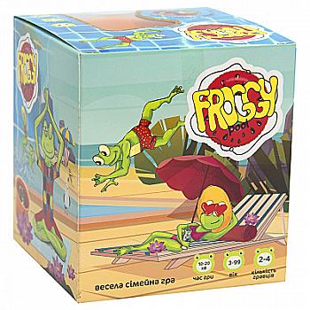 Гра настільна "Froggy Pool" (укр) 30352, ТМ "Strateg"