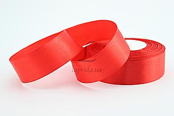 Лента атлас 25 мм-23 м, 26 красная, 5-1336