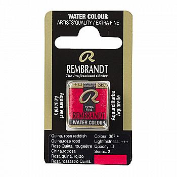 Краска акварельная Rembrandt 367 Хинакридон розово-красный, кювета, Royal Talens Краска акварельная Rembrandt 367 Хинакридон розово-красный, кювета, Royal Talens