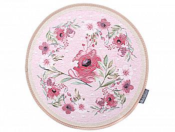 Серветка гобеленова 36 см, рожева, 711-078 Lefard