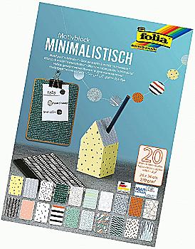 Набор бумаги для дизайна "Motivblock - Minimalistisch" 24*34 см, 270 г/м2 (20 л/дизайнов в ассорт.), 48849 Folia Набор бумаги для дизайна "Motivblock - Minimalistisch" 24*34 см, 270 г/м2 (20 л/дизайнов в ассорт.), 48849 Folia
