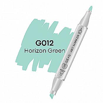 Маркер двухсторонний Horizon Green - Зеленый горизонт, G012, 99IDEAS Маркер двухсторонний Horizon Green - Зеленый горизонт, G012, 99IDEAS