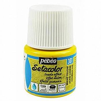 Фарба для тканини з ефектом замши Setacolor Opaque 45 мл, жовтий яскравий 295301 Pebeo Фарба для тканини з ефектом замши Setacolor Opaque 45 мл, жовтий яскравий 295301 Pebeo