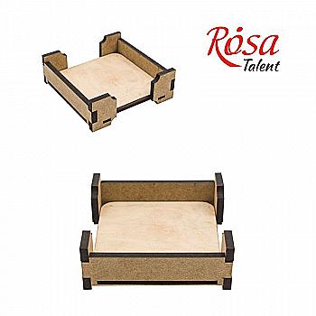Заготівка Тримач підставок під чашки МДФ 11,5*11,5*4 см, 286005 Rosa Talent Заготівка Тримач підставок під чашки МДФ 11,5*11,5*4 см, 286005 Rosa Talent
