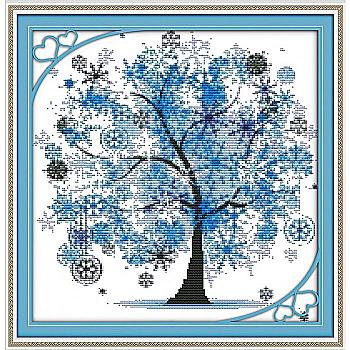 Вишивка "Пейзаж "Дерево щастя 4" 44х43см 14СТ, F371 Вишивка "Пейзаж "Дерево щастя 4" 44х43см 14СТ, F371