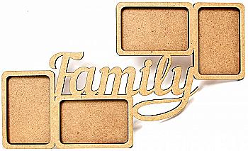Заготовка рамка Family, МДФ, 50*30*0,6 см, Rosa Talent