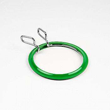 Пяльцы пружинные для вышивания и штопки "Nurge", d=58 мм, 160-3, зеленые, ТМ "Чарівна мить"