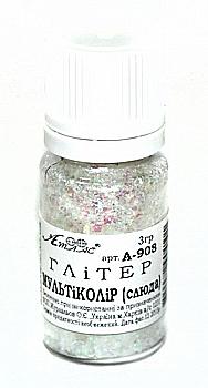 Блискітки (Глітер) МультиКолір (Слюда) 3гр., А-908 Блискітки (Глітер) МультиКолір (Слюда) 3гр., А-908