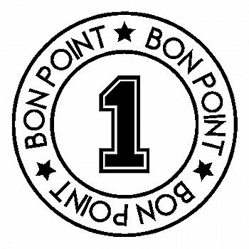 Штамп дерев`яний d=3,5 см Шкільний "Bon point/Хороша оцінка", 10004156 ТМ "Artemio"