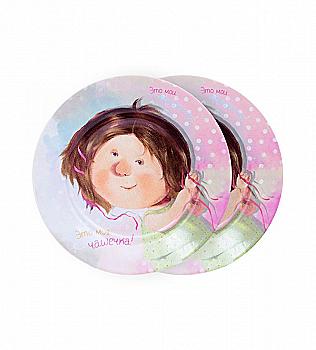 Набор из 2-х тарелок "Девичьи тайны" 19 см, 924-497 Gapchinska