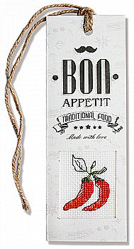 Закладка д/книг з вишивкою хрестиком N-41 ТМ "Luca-S" Закладка д/книг з вишивкою хрестиком N-41 ТМ "Luca-S"