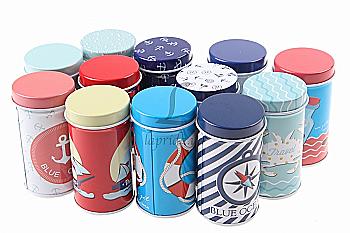 Подарункова коробка бляшана, кругла, 6-1971