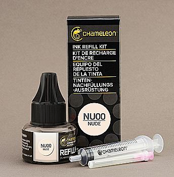 Чернило для заправки маркера Chameleon 25 мл - Nude (телесный, NU00), CT9023 Чернило для заправки маркера Chameleon 25 мл - Nude (телесный, NU00), CT9023