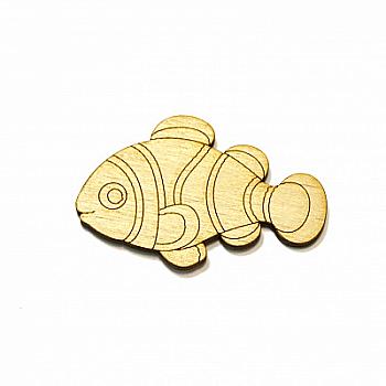 Заготівка дерев`яна Рибка/Морський коник, в асортименті, 123(1-13) Заготівка дерев`яна Рибка/Морський коник, в асортименті, 123(1-13)