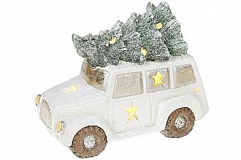 Фігурка декоративна "Машина" 35 см, білий, 711-327